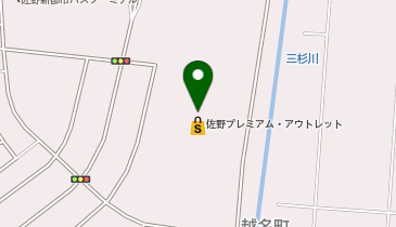 アシックスファクトリーアウトレット佐野の地図画像