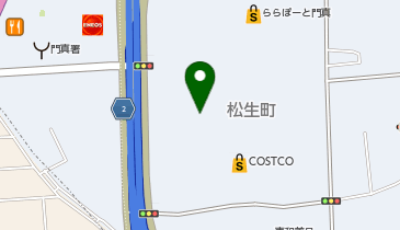 アシックスファクトリーアウトレット大阪門真の地図画像