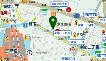 ASICS FLAGSHIP SHINJUKUの地図画像