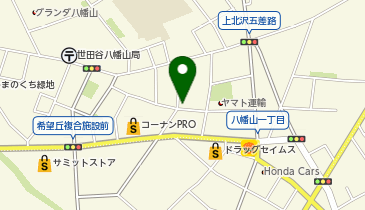 アシックスウォーキング 渋谷の地図画像