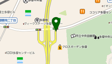 アシックスウォーキング ココリア多摩センターの地図画像