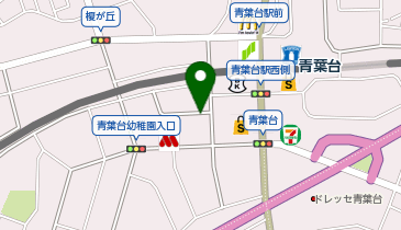 アシックスウォーキング 青葉台の地図画像