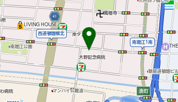 アシックスウォーキング なんばウォークの地図画像