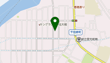 アシックスキッズ北千住マルイの地図画像