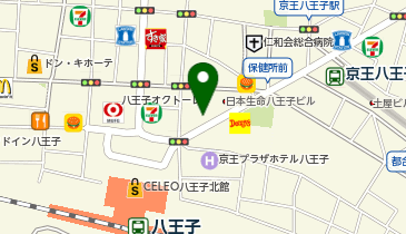 進学塾 ena 八王子の地図画像