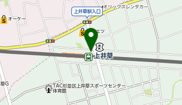 進学塾 ena 上井草の地図画像