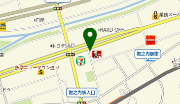 進学塾 ena 京王堀之内の地図画像