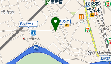 進学塾 ena 代々木の地図画像