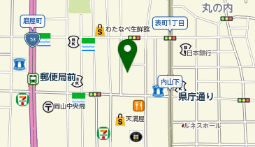 ダイコクドラッグ 岡山表町店の地図画像