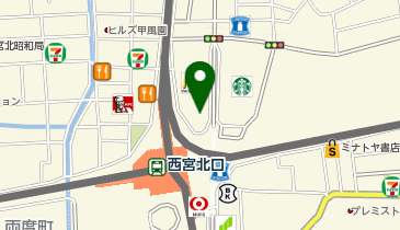 ダイコクドラッグ 西宮北口駅前店の地図画像