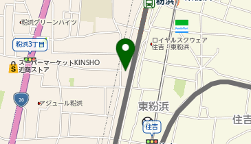 ダイコクドラッグ 粉浜駅前店の地図画像