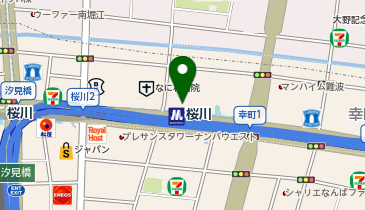 ダイコクドラッグ 桜川駅前店の地図画像