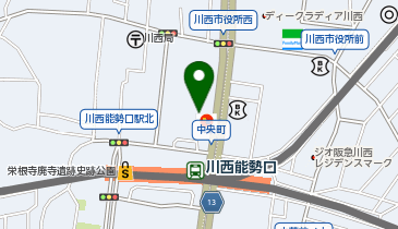 ダイコクドラッグ 川西店の地図画像
