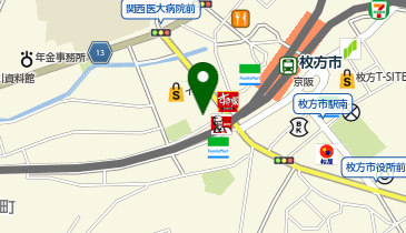 ダイコクドラッグ 枚方ビオルネ店の地図画像