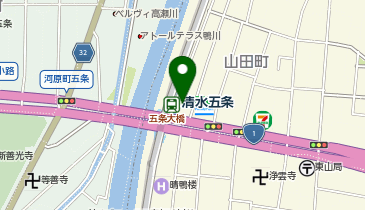 ダイコクドラッグ 京阪五条駅前店の地図画像