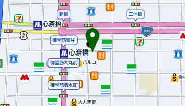 ダイコクドラッグ ウルトラ心斎橋店の地図画像