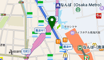 ダイコクドラッグ なんば店の地図画像
