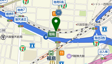 ダイコクドラッグ 福島駅前店の地図画像