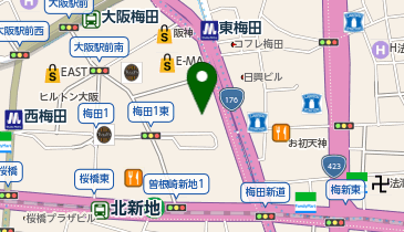 ダイコクドラッグ 大阪駅前NEW第4ビル店の地図画像