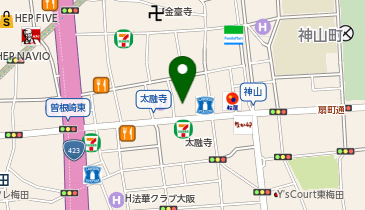 ダイコクドラッグ NEW堂山店の地図画像