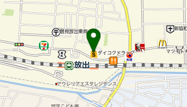 ダイコクドラッグ 放出駅前店の地図画像