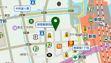ダイコクドラッグ 西新宿店の地図画像