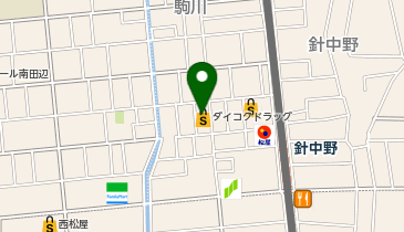 ダイコクドラッグ 針中野駅前店の地図画像