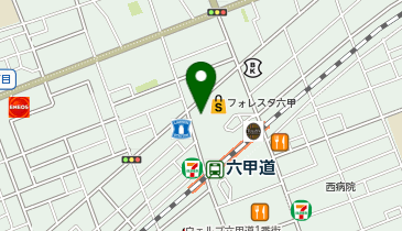 ダイコクドラッグ フォレスタ六甲店の地図画像