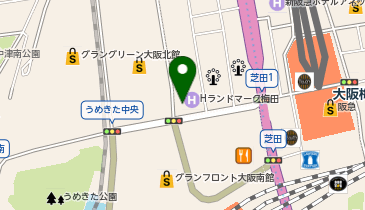 ダイコクドラッグ うめきた店の地図画像