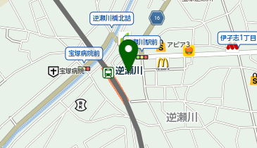ダイコクドラッグ 逆瀬川駅前店の地図画像