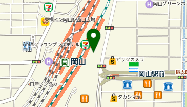 ダイコクドラッグ 岡山駅地下改札前店の地図画像