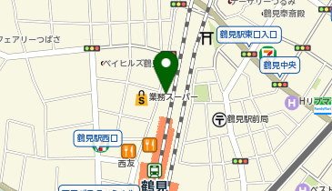 ダイコクドラッグ JR鶴見駅西口店の地図画像