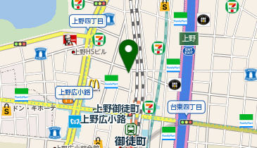 ダイコクドラッグ 上野アメ横店の地図画像