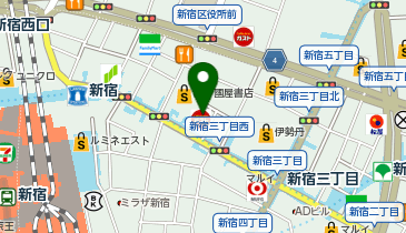 ダイコクドラッグ 新宿3丁目店の地図画像