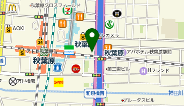 ダイコクドラッグ 秋葉原東口店の地図画像