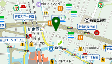 ダイコクドラッグ 新宿東口店の地図画像