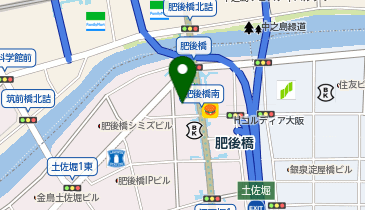 ダイコクドラッグ 肥後橋駅前店の地図画像