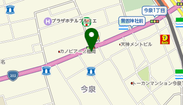 ダイコクドラッグ 天神西通り店の地図画像