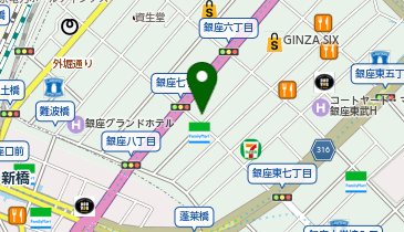 ダイコクドラッグ 銀座七丁目店の地図画像