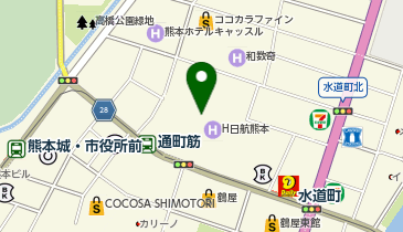 ダイコクドラッグ 熊本上通店の地図画像