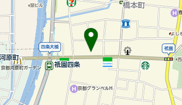 ダイコクドラッグ 祇園四条店の地図画像