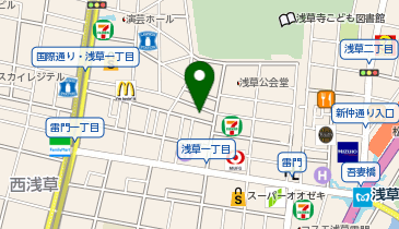 ダイコクドラッグ 浅草新仲見世通り店の地図画像