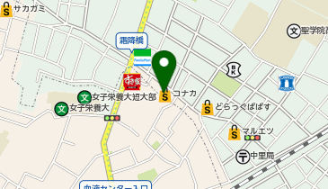 紳士服コナカ 駒込店の地図画像