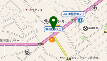 紳士服コナカ 東浦和店の地図画像