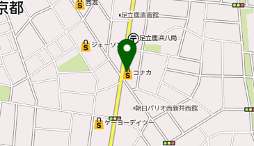 紳士服コナカ 足立鹿浜店の地図画像