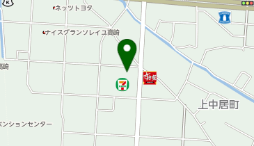 紳士服コナカ 高崎上中居店の地図画像