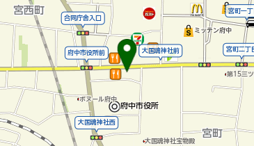 紳士服コナカ 府中店の地図画像