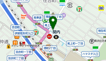 紳士服コナカ 関内尾上町店の地図画像