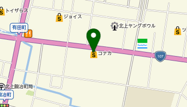 紳士服コナカ 北上店の地図画像