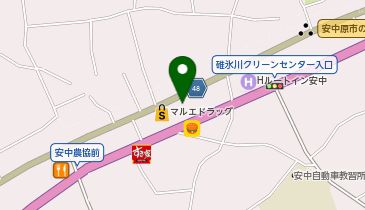 紳士服コナカ 安中店の地図画像